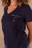 Tee-shirt Cathy Advitam - Marine