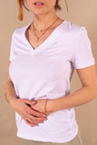 Tee-shirt Cathy La vie en vert - Blanc